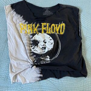 Pink Floyd Graphic Tee cropped destroyed vintage shirt m